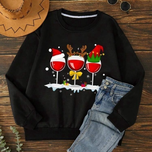 Cheers! Happy Holiday Sweatshirt - Picture 1 of 3